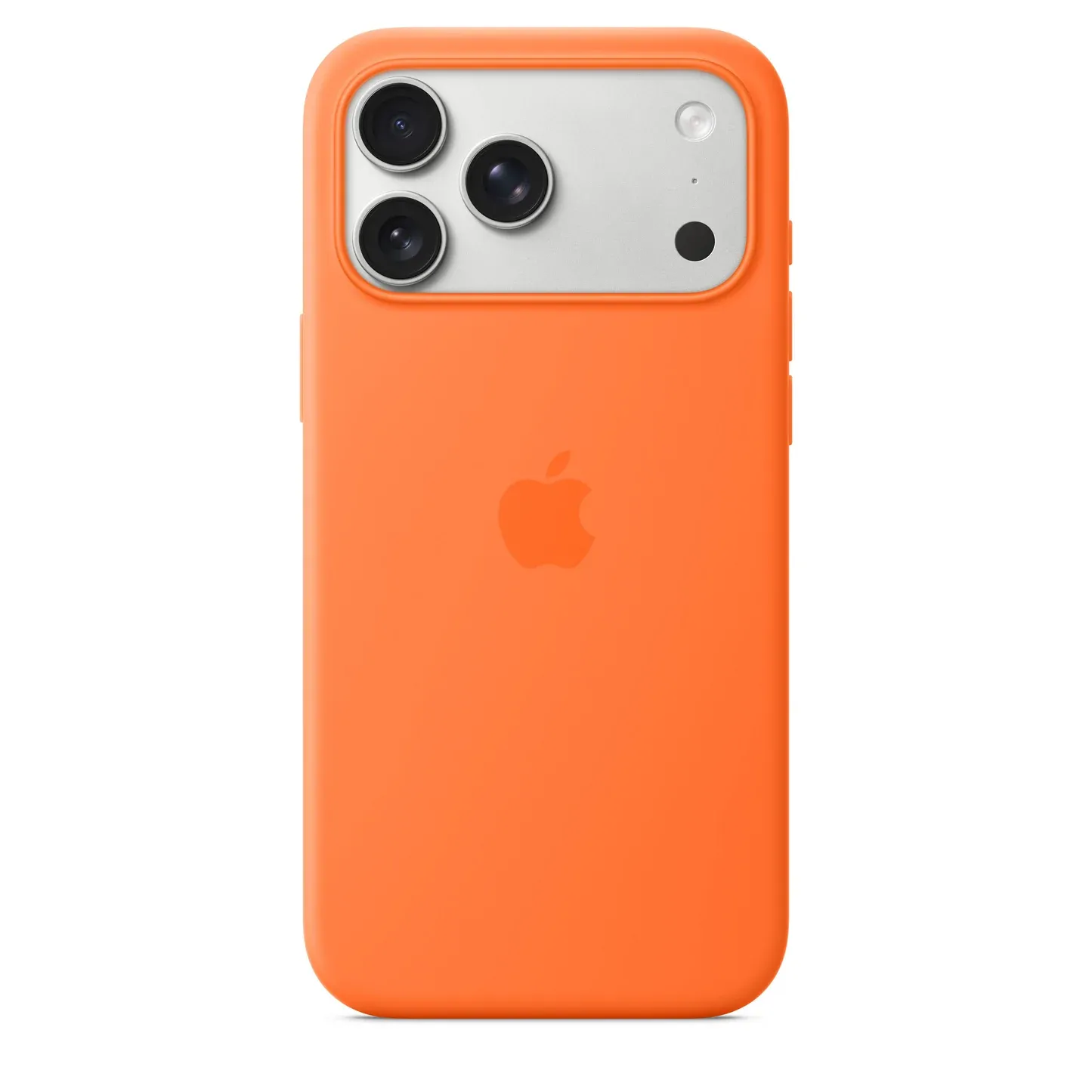 iPhone 17 Pro Silicone Case with MagSafe – Orange